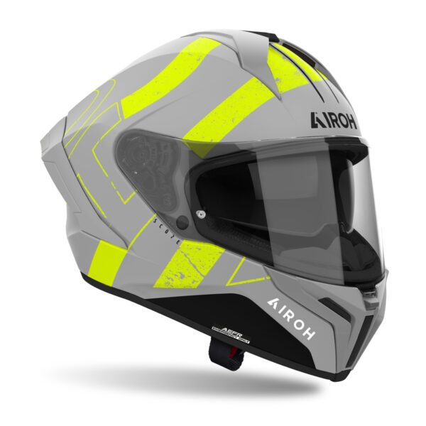 Kask AIROH MATRYX SCOPE YELLOW MATT - obrazek 3