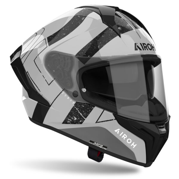 Kask AIROH MATRYX SCOPE LIGHT GREY - obrazek 2