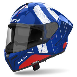Kask AIROH MATRYX SCOPE BLUE/RED GLOSS
