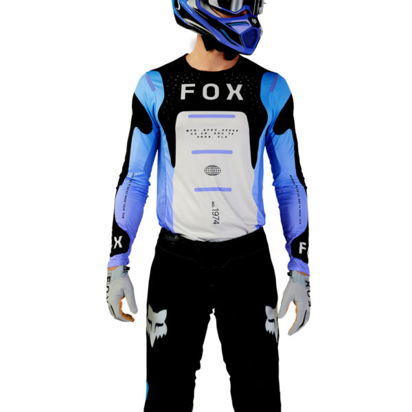 Bluza FOX FLEXAIR MAGNETIC BLACK/PURPLE - obrazek 2