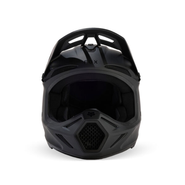 Kask FOX V3 SOLID MATTE BLACK - obrazek 4