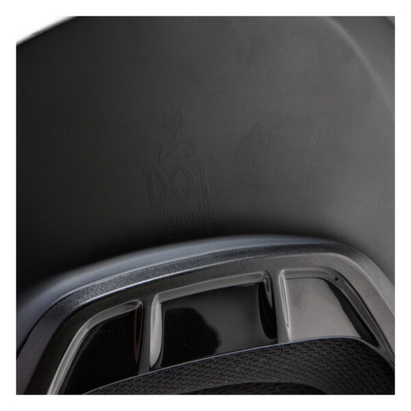 Kask FOX V3 SOLID MATTE BLACK - obrazek 7