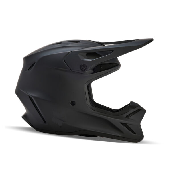 Kask FOX V3 SOLID MATTE BLACK - obrazek 2