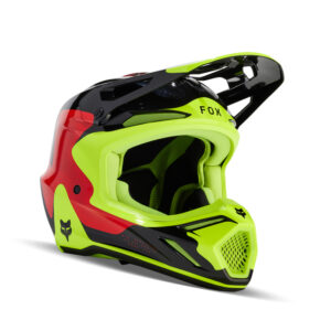 Kask FOX V3 REVISE RED/YELLOW