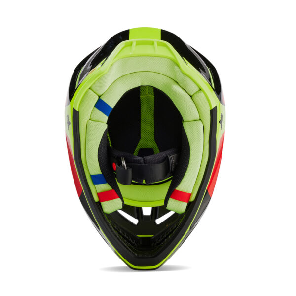 Kask FOX V3 REVISE RED/YELLOW - obrazek 5