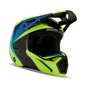 Kask FOX V1 STREAK BLACK/YELLOW