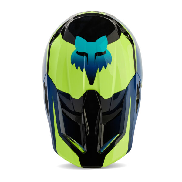 Kask FOX V1 STREAK BLACK/YELLOW - obrazek 4