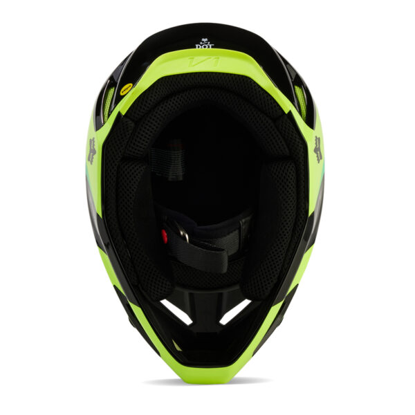 Kask FOX V1 STREAK BLACK/YELLOW - obrazek 6