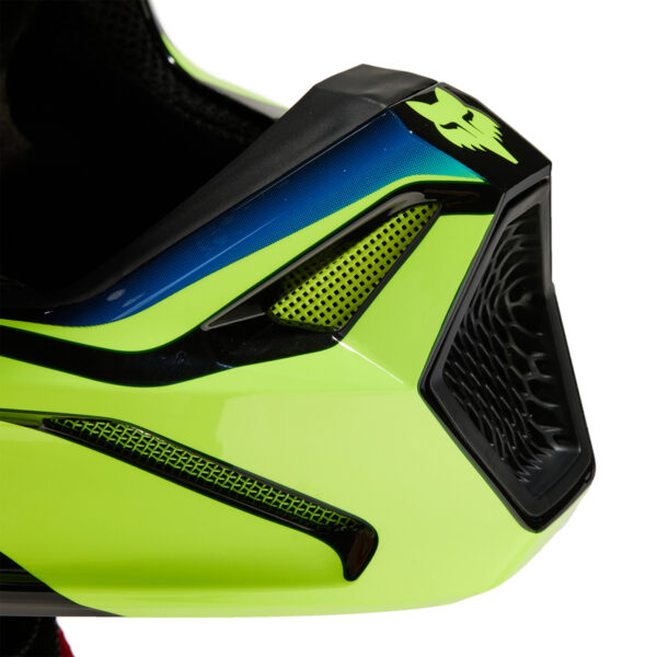 Kask FOX V1 STREAK BLACK/YELLOW - obrazek 8