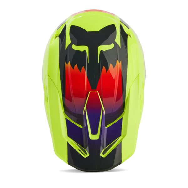 Kask FOX V1 FLORA YELLOW - obrazek 4