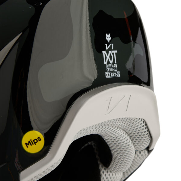 Kask FOX V1 BNKR BLACK CAMO - obrazek 9