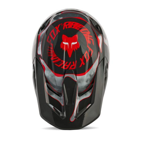 Kask FOX V1 ATLAS GREY/RED - obrazek 3