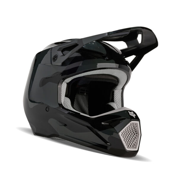 Kask FOX JUNIOR V1 BNKR BLACK CAMO - obrazek 2