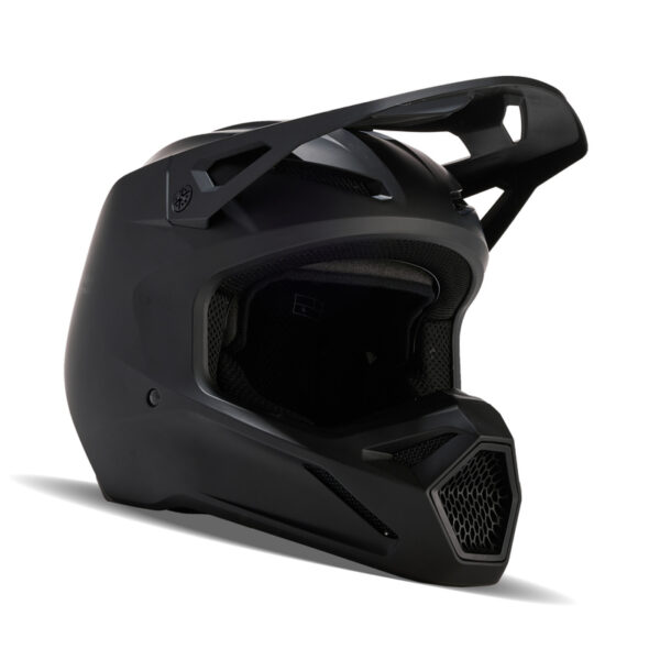 Kask FOX JUNIOR V1 MATTE BLACK MATTE BLACK - obrazek 4