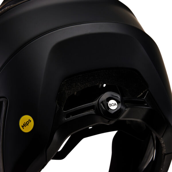 Kask rowerowy FOX DROPFRAME PRO MATTE BLACK - obrazek 6