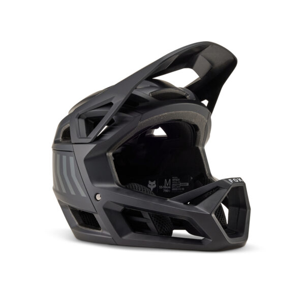Kask rowerowy FOX JUNIOR PROFRAME NACE BLACK - obrazek 2