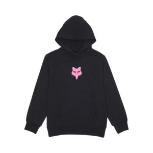 Bluza z kapturem FOX JUNIOR LEGACY BLACK/PINK