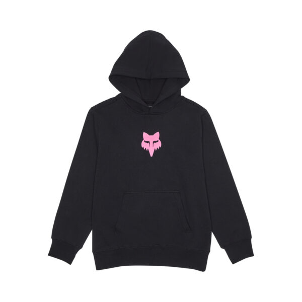 Bluza z kapturem FOX JUNIOR LEGACY BLACK/PINK