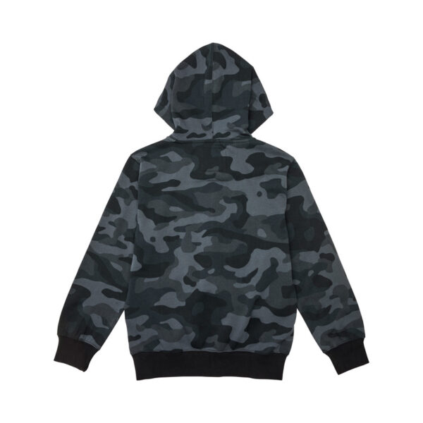 Bluza z kapturem na zamek FOX JUNIOR HEAD BLACK CAMO - obrazek 2