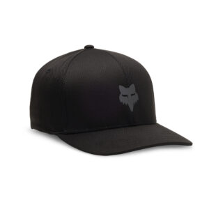 Czapka z daszkiem FOX HEAD TECH FLEXFIT BLACK/CHARCOAL