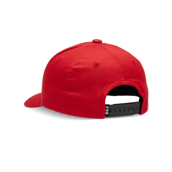 Czapka z daszkiem FOX JUNIOR LEGACY 110 SB FLAME RED YOS - obrazek 3