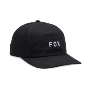 Czapka z daszkiem FOX WORDMARK ADJUSTABLE BLACK