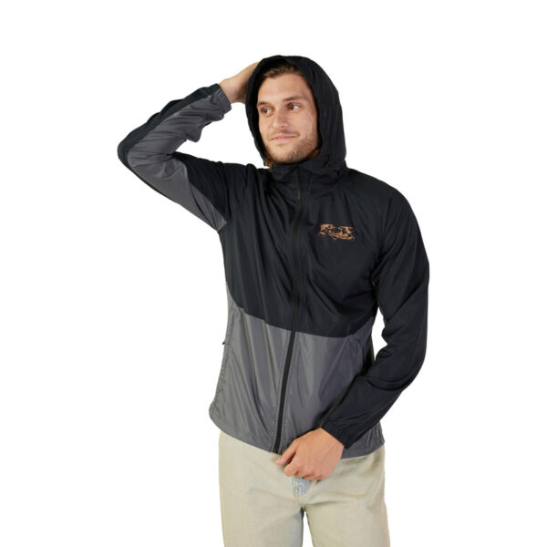 Kurtka przeciwwiatrowa FOX CIENEGA WINDBREAKER BLACK - obrazek 4