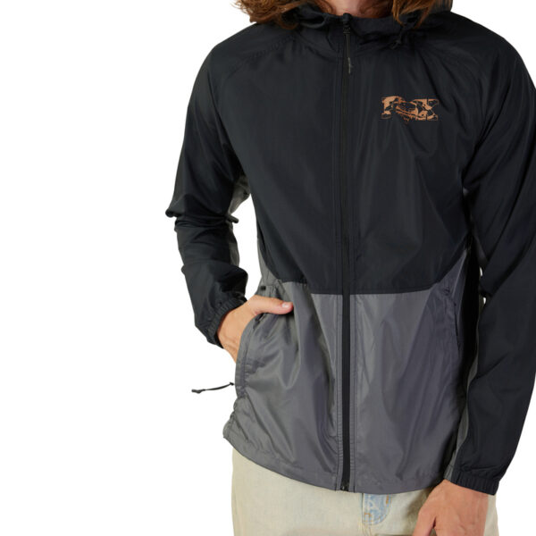 Kurtka przeciwwiatrowa FOX CIENEGA WINDBREAKER BLACK - obrazek 10