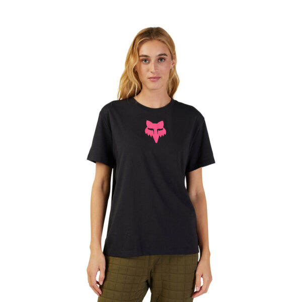 T-shirt FOX LADY FOX HEAD BLACK/PINK