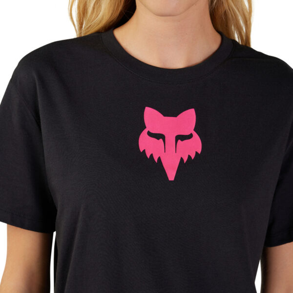 T-shirt FOX LADY FOX HEAD BLACK/PINK - obrazek 5