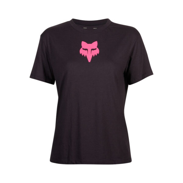 T-shirt FOX LADY FOX HEAD BLACK/PINK - obrazek 2