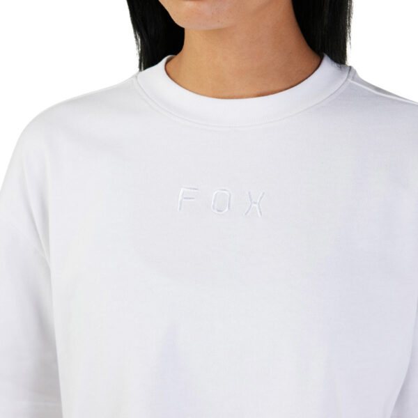 T-shirt FOX LADY WORDMARK OS CROP WHITE - obrazek 4
