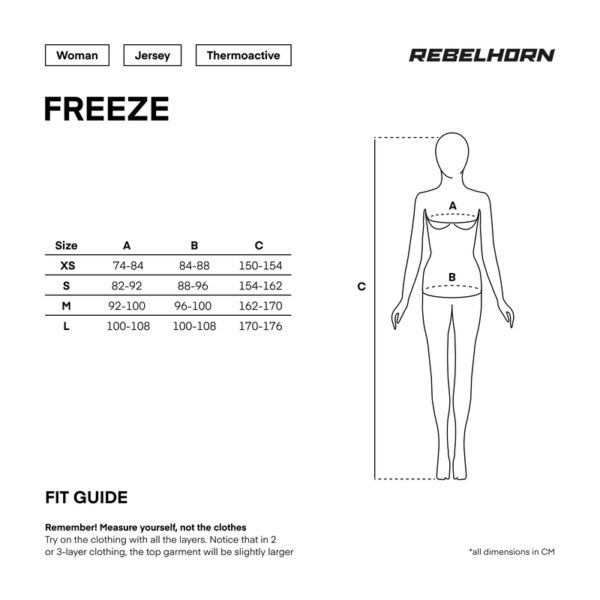Koszulka termoaktywna z długim rękawem REBELHORN FREEZE II LADY CAMO - obrazek 11