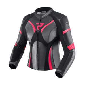 Kurtka skórzana REBELHORN REBEL LADY PINK/BLACK