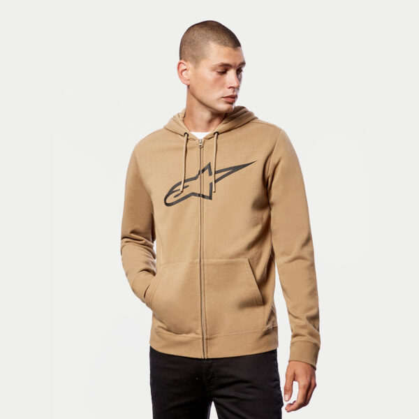 Bluza z kapturem na zamek ALPINESTARS AGELESS II SAND/BLACK - obrazek 2