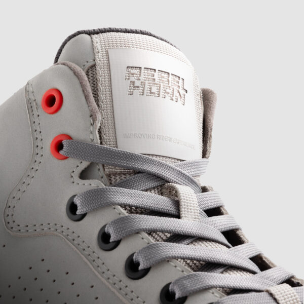 Buty skórzane REBELHORN SPIKE GREY/BLACK SOLE - obrazek 6