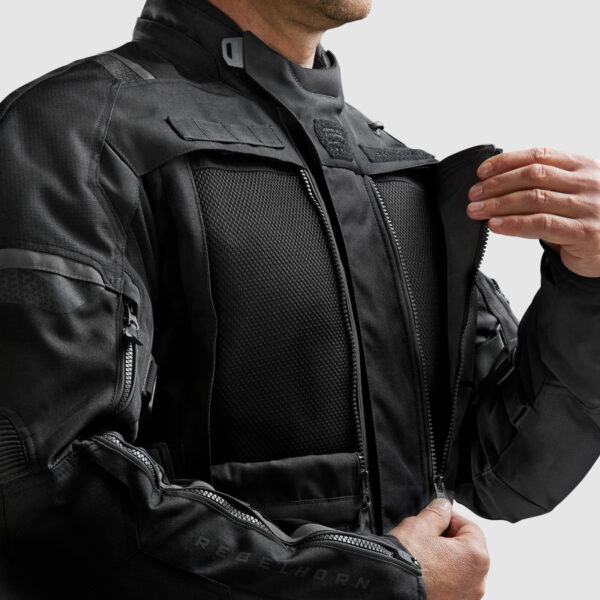 Kurtka tekstylna REBELHORN CUBBY V BLACK - obrazek 4