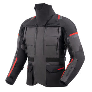 Kurtka tekstylna REBELHORN CUBBY V BLACK/ANTHRACITE/RED
