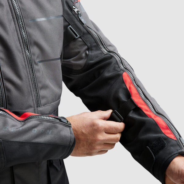 Kurtka tekstylna REBELHORN CUBBY V BLACK/ANTHRACITE/RED - obrazek 10