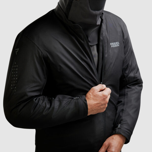 Kurtka tekstylna REBELHORN CUBBY V BLACK/ANTHRACITE/RED - obrazek 11