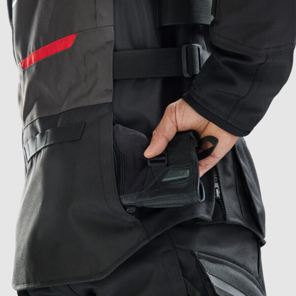 Kurtka tekstylna REBELHORN CUBBY V BLACK/ANTHRACITE/RED - obrazek 13