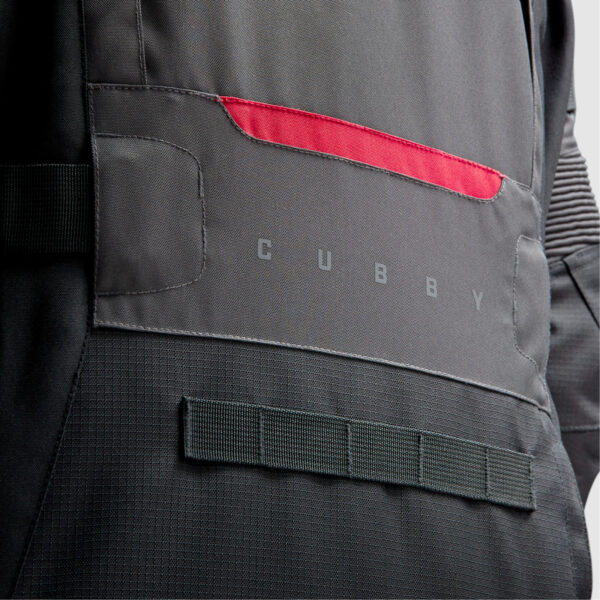 Kurtka tekstylna REBELHORN CUBBY V BLACK/ANTHRACITE/RED - obrazek 15