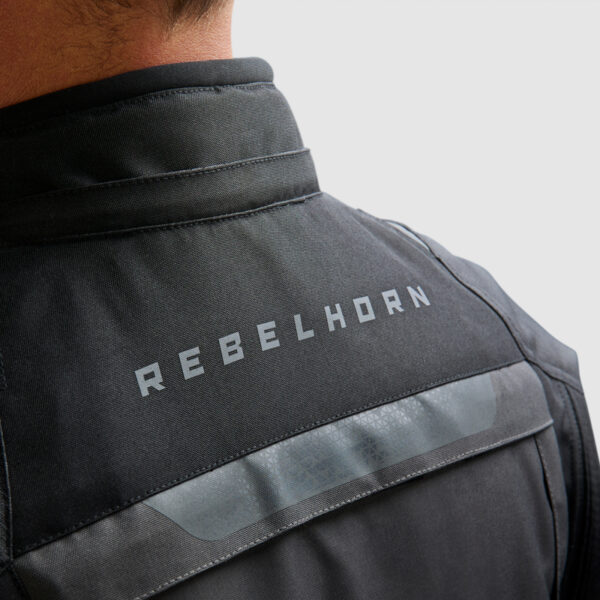 Kurtka tekstylna REBELHORN CUBBY V BLACK/ANTHRACITE/RED - obrazek 17