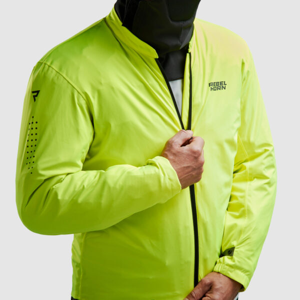 Kurtka tekstylna REBELHORN CUBBY V BLACK/GREY/FLUO YELLOW - obrazek 11
