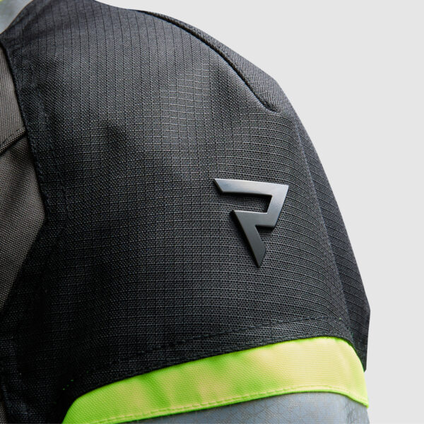 Kurtka tekstylna REBELHORN CUBBY V BLACK/GREY/FLUO YELLOW - obrazek 19
