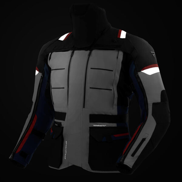 Kurtka tekstylna REBELHORN CUBBY V BLUE/GREY/RED - obrazek 14