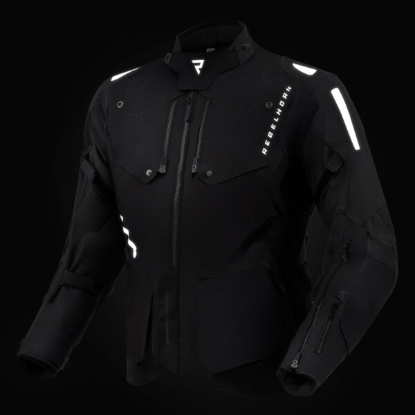 Kurtka tekstylna REBELHORN HIKER IV BLACK - obrazek 14