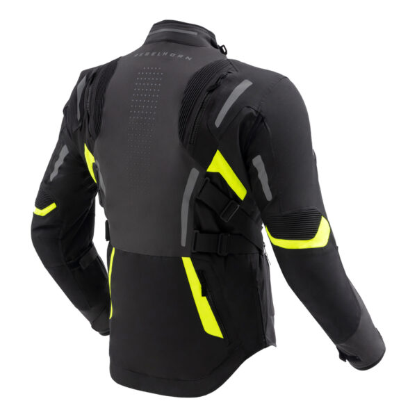 Kurtka tekstylna REBELHORN HIKER IV BLACK/ANTHRACITE/FLUO YELLOW - obrazek 2