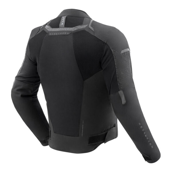 Kurtka tekstylna REBELHORN JAX BLACK - obrazek 2