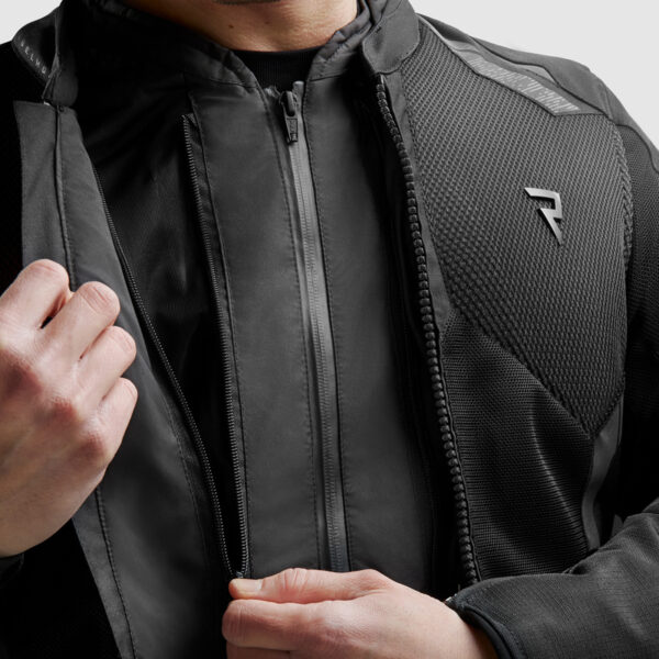 Kurtka tekstylna REBELHORN JAX BLACK - obrazek 6